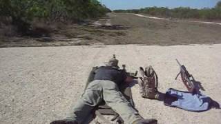 Me long range shooting my homebuilt 6.5x284 rifle with AAC Cyclone can at 1050 yds