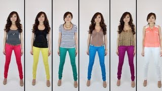 Color Jeans Symphony | Rainbow Color Denim | Miss Loiue