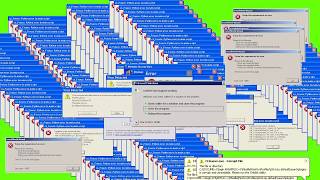 Windows Crash - Error - Green Screen - Chromakey - Mask - Meme Source