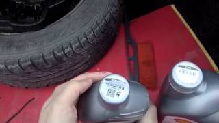 Замена масла шкода заливаем SHELL HX8 5W-30