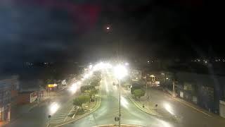 Acidente na rotatória do Gelago Lanches
