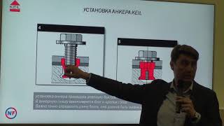Профессиональный скрытый крепёж KEIL для крепления на фасаде камня, плитки , керамического гранита
