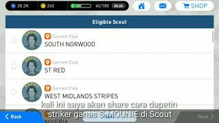Striker ganas PES 2019 S.MOUNIE | Scout | best silver striker 2019