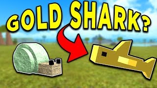 GOLDEN SHARK! EMERALD SHELLY! MINI UPDATE! (ROBLOX BOOGA BOOGA)