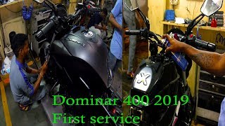 First Service of Dominar 400 2019 | Kerala | Detailed Service with Price