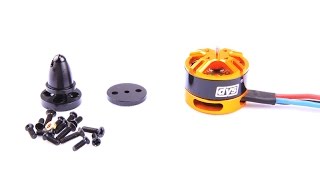 DYS BE1806 2300KV,test propeller Gemfan 5x3 and Gemfan 6x3