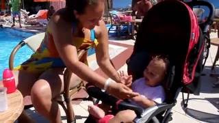 Танцы у бассейна Justiniano club alanya 2014