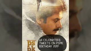 64 celebrities tweets on powerstar pawankalyan birthday