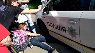 ДТП в Запорожье 07.05.17. Полиция сбила мать троих детей