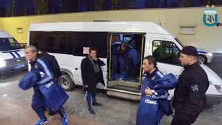 Llegada de Leo Messi y Javier Mascherano a Rusia
