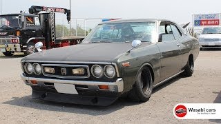 JDM-Cool: 1974 C130 Nissan Laurel GL "Butaketsu" Hardtop with Attitude