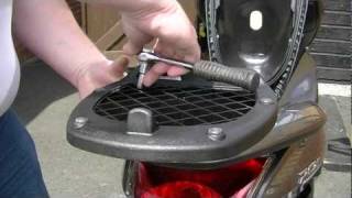 Fitting a Givi top box to Honda PCX125