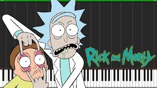 Rick and Evil Morty (Theme Song & Evil Morty Theme) [Piano Tutorial] (Synthesia) // Piano Man