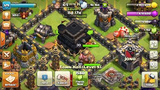 MAXED TH9 + Queen lvl30 | CoC UPGRADE #29.5