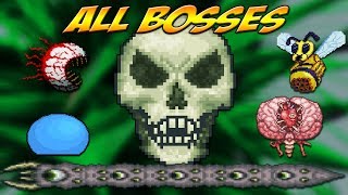 Terraria: ALL NORMAL MODE BOSSES [Highlight #10]