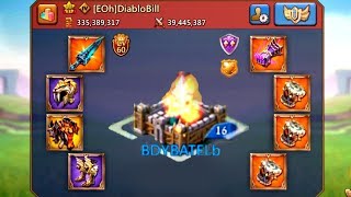 Small trap VS 375к cav т4, или как меня убил топ 3 госа. Lords mobile
