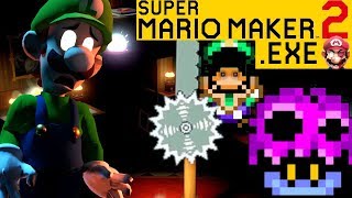 SCARIEST SUPER MARIO MAKER 2 .EXE LEVEL YET - Good and Bad Ending | First Horror Course