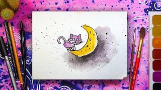 Открытка своими руками цветы на 8 марта | Рисуем сами | Урок рисования