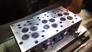 Трещины в головке блока DAF (пригодна к дальнейшей эксплуатации)