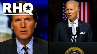 Tucker Carlson CRIES Over Biden MAGA Speech