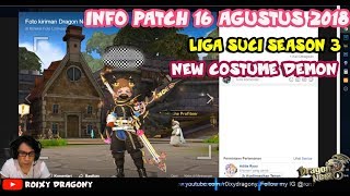 New Costume Demon !!! Info Patch 16 Agustus 2018 !!! Dragon Nest M