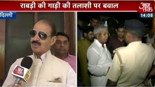 Rabri, Lalu clash with Saran police officials