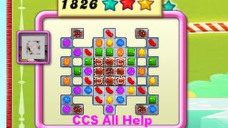 Candy Crush Saga Level 1826 NO BOOSTERS
