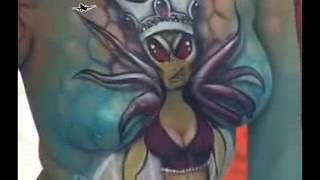 Body Painting Day  New York City#I Wore Body Paint Instead Of Clothes #SUPERB ART  WORLD BODY PAINTI
