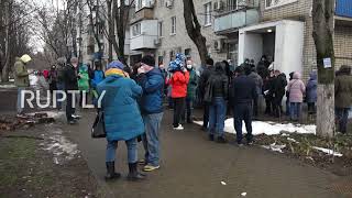 Russia: Dozens queue for PCR tests in Krasnodar