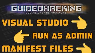 Visual Studio: How to Run as Administrator + Manifest File