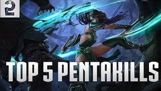 Top 5 Pentakills Akali