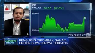 Pengurus Dirombak, Saham BUMN Karya Menguat