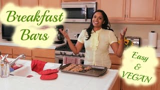 Healthy Breakfast Bars (VEGAN)