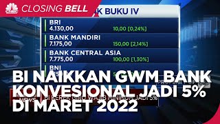 BI Naikkan Giro Wajib Minimun Bank Konvensional Jadi 5% di Maret 2022
