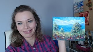 Берег моря (масло)