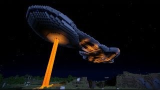 Minecraft: halo covenant carrier ship