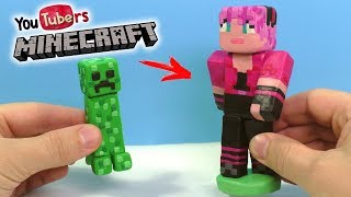 МАЙНКРАФТ ИЗ ПЛАСТИЛИНА - МИНИКОШКА и КРИПЕР | MINECRAFT FROM CLAY