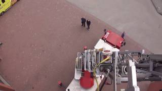 brandweer rotterdam frobenstraat ladderwagen