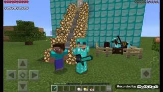 Minecraft pe/Zengin Fakir/Türkçe minecraft oyun videosu