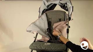 Colocar la tela del asiento y los arneses Easywalker Buggy