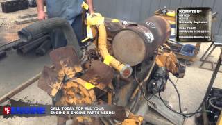 7516729GN | Komatsu® 6D105-1 Diesel Rebuildable Running Engine Core