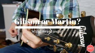 Gibson J45 or Martin D18 - Which one do you prefer?