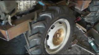 Самодельный минитрактор переломка 4х4. Узел перелома, узел поворта.Homemade tractor 4x4 .