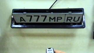 Рамка перевертыш пластик №29 License plate flipper - changer