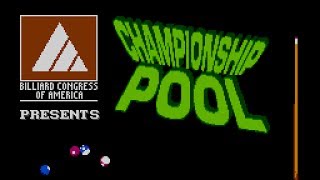 Championship Pool - NES Gameplay