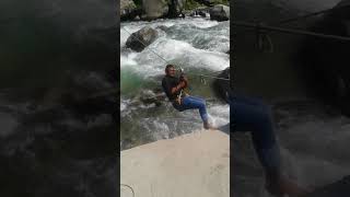 Kullu Manali River crossing