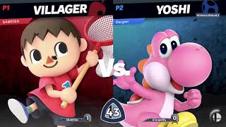 Helluva Weekly 44 - SAMFISH (Villager) Vs. D-argonfly (Yoshi) - Winners Round 2