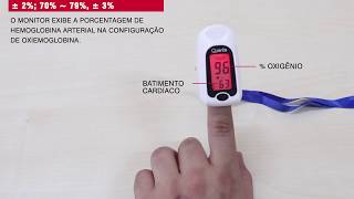 OXÍMETRO DE PULSO USO ADULTO E PEDIÁTRICO - QTOX206I