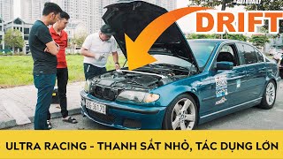 Ultra Racing - Thanh sắt nhỏ strut bar, tác dụng lớn khi drift xe BMW e46