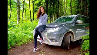 Mitsubishi Outlander на Мезмайской дороге. Мой первый автообзор